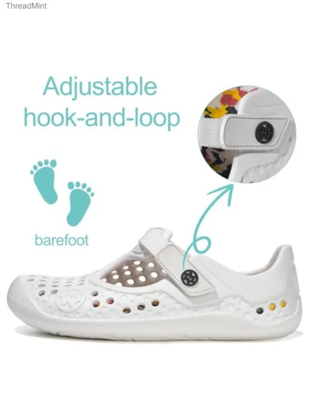Kids Quick Dry Water Shoes Toddler Boys Girls Slip On Barefoot Aqua Shoes